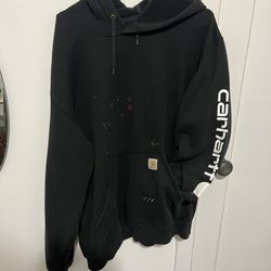 Distressed Carhartt Hoodie