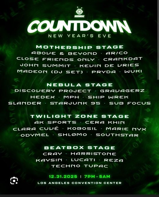 Countdown VIP Wristband