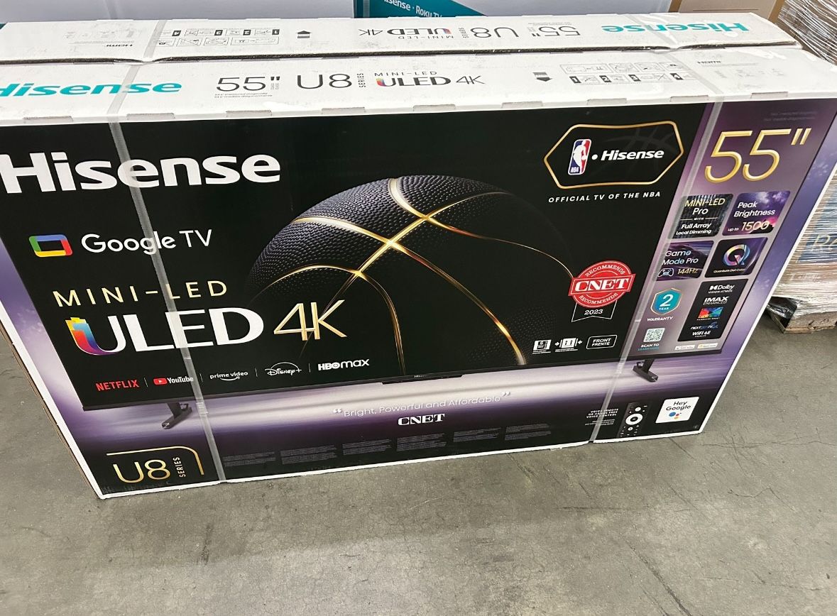 55” Inch Hisense Mini-LED ULED 4K U8K