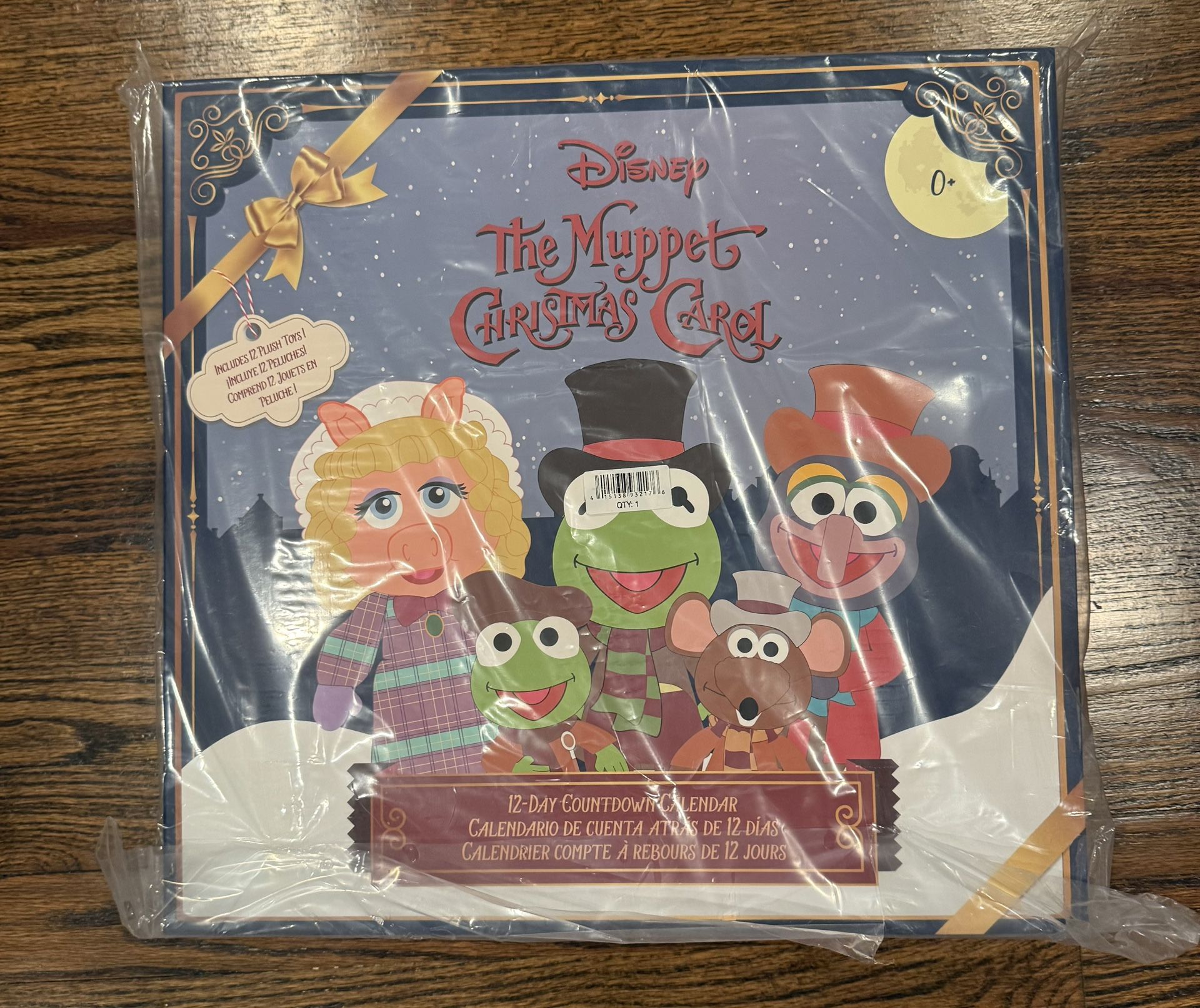 2025 Disney The Muppet Christmas Carol 12-Day Countdown Calendar Plush NWT