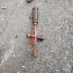 1950s wood drill
