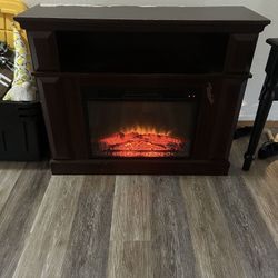 Free electric fireplace heater