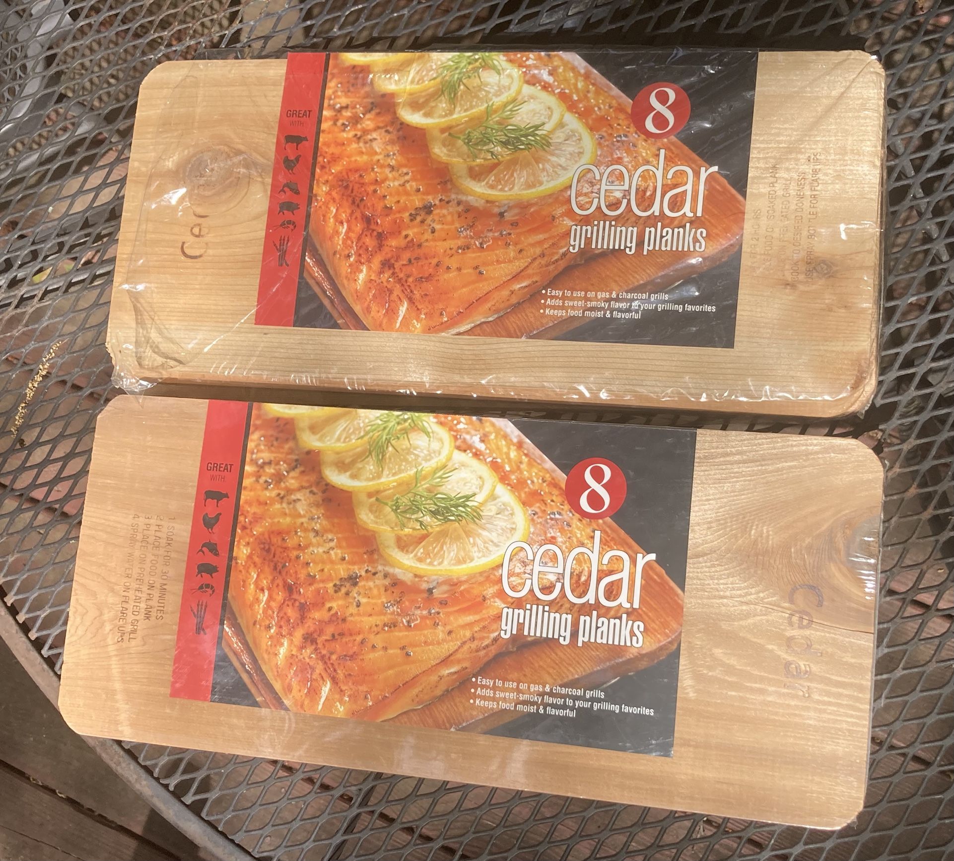 Cedar Grilling Planks (2 packs)