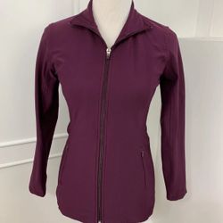 Medium Purple full zip sweatshirt #activewear