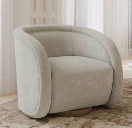 New in the Box! 2 Available! Henredon Aspen Hill Fabric Swivel Chair