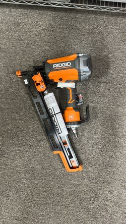 RIDGID Pneumatic 21-Degree 3-1/2 in. Round Head Framing Nailer