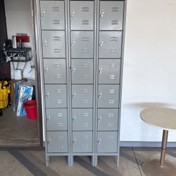18 Spaces Storage Locker. 