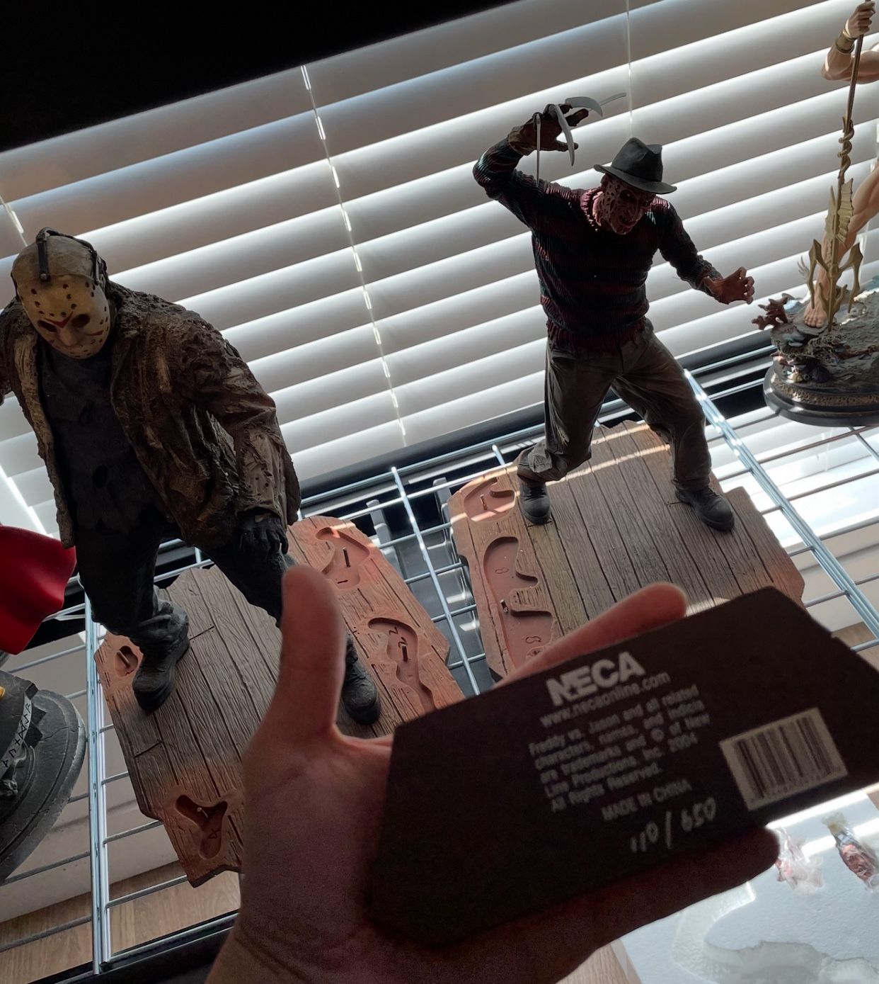 RARE FREDDY VS JASON NECA STATUE