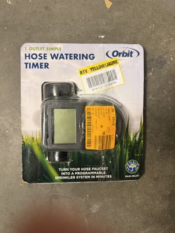 Orbit 1-Outlet Programmable Hose Watering Timer Sprinkler Timer