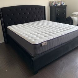 $699 Brand New King Bed Frame With Mattress (Read Description Below)