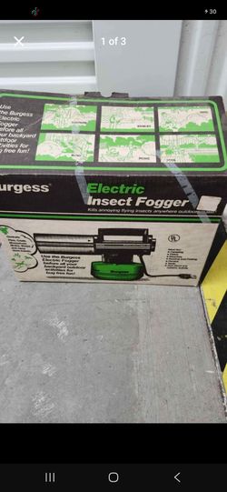 Burgess Electric Insect Fogger Model 958 – Original Box & Manual Untested