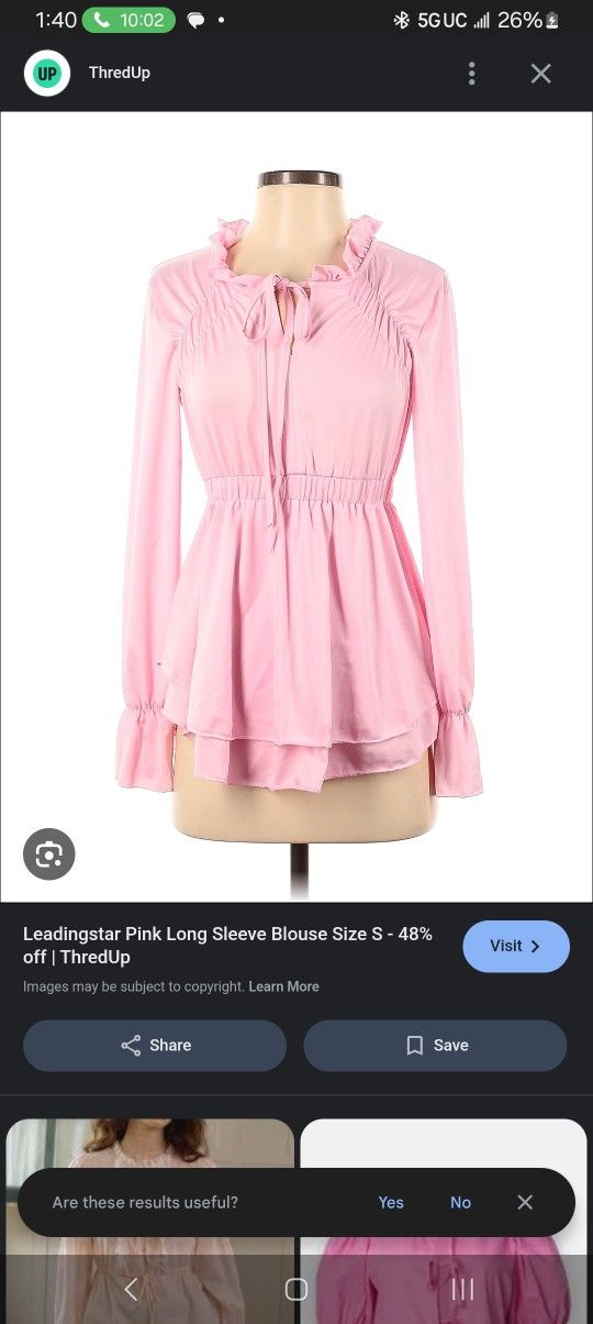 Pink Long Sleeve Multilayer Baby Doll Shirt With Ruffle Size Large