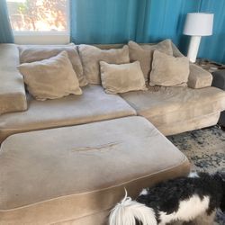 Couch and ottoman 