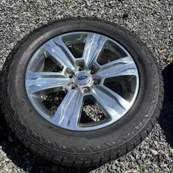 2018 Ford F150 Platinum Wheels And Tire OEM 275/55/20