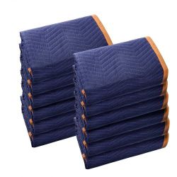 Moving Blankets - Vevor 80x72 Inch 12 Pack - New