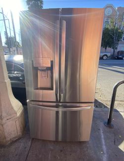 🍂REFRIGERATOR LG 3 DOORS🍂✔️STAINLESS STEEL✔️🆓️FREE DELIVERY🆓️