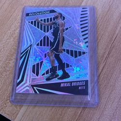 MIKAL BRIDGES PANINI BASKETBALL CARD 