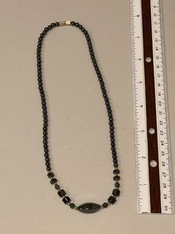 Hematite necklace