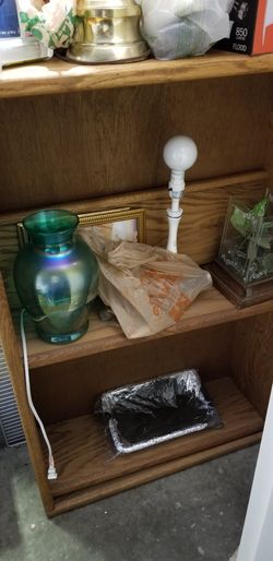 Wooden shelf