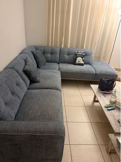 Fabric couch