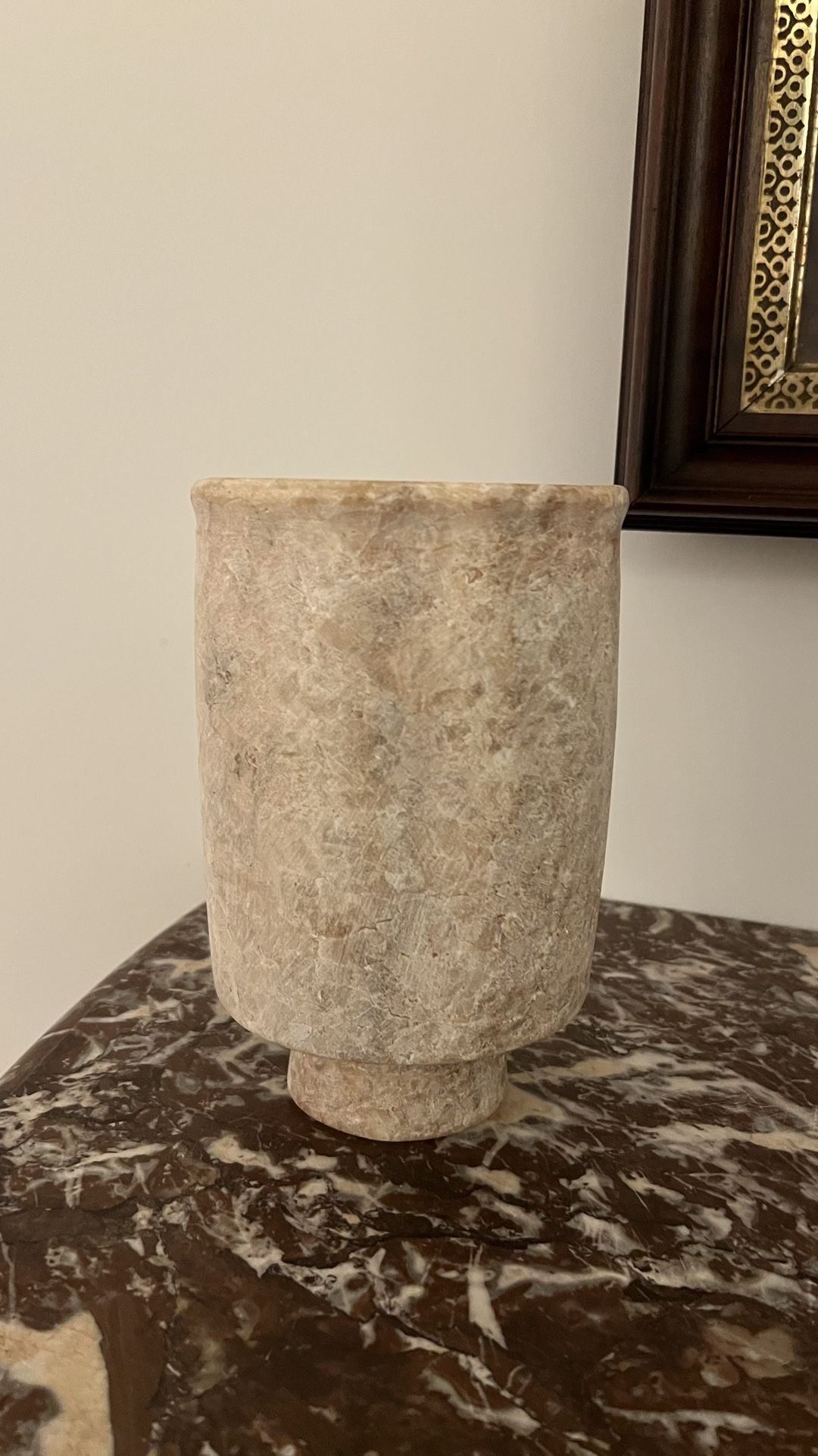 Egyptian Alabaster Vase