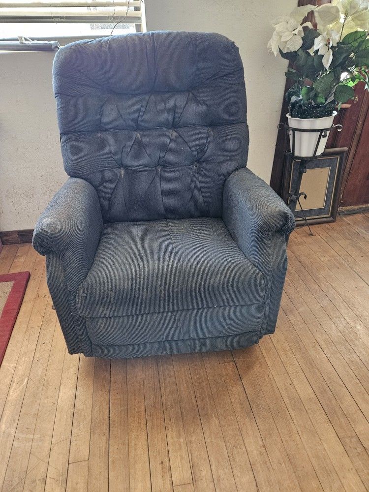 Blue Recliner