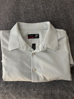 J Ferrar Men’s Dress Shirt - Sea-foam Green - XL