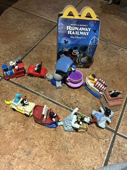 McDonald's Disney Collectable Runaway Railway Full Set