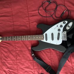 Black Electric guitar