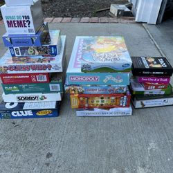 Board Games - Lot Of 17