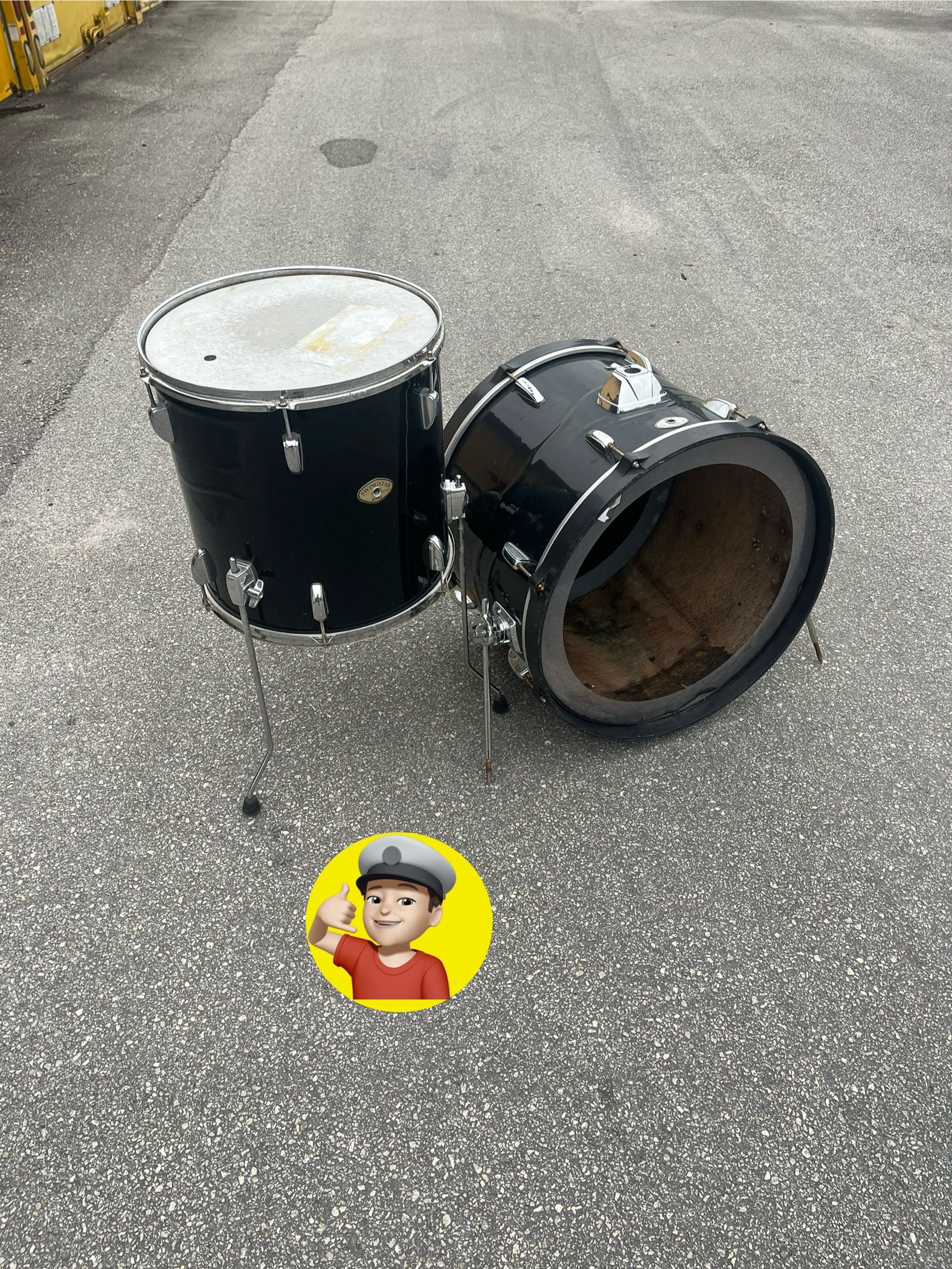 💥 Tama Bass Drum + Floor Tom Drum Set