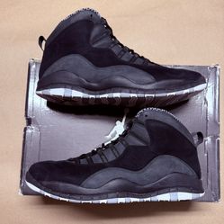Nike Air Jordan Retro 10 X Stealth Mens size 14 Rare!