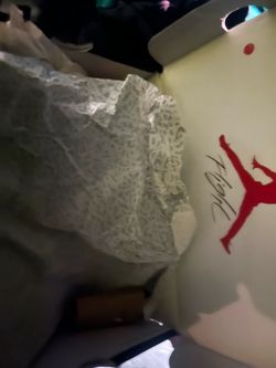 Air Jordan Sneaker Box with Tissue Paper