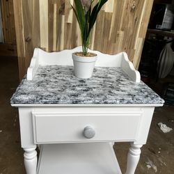 Wood Entry Table  23 "wide 23 Tall 