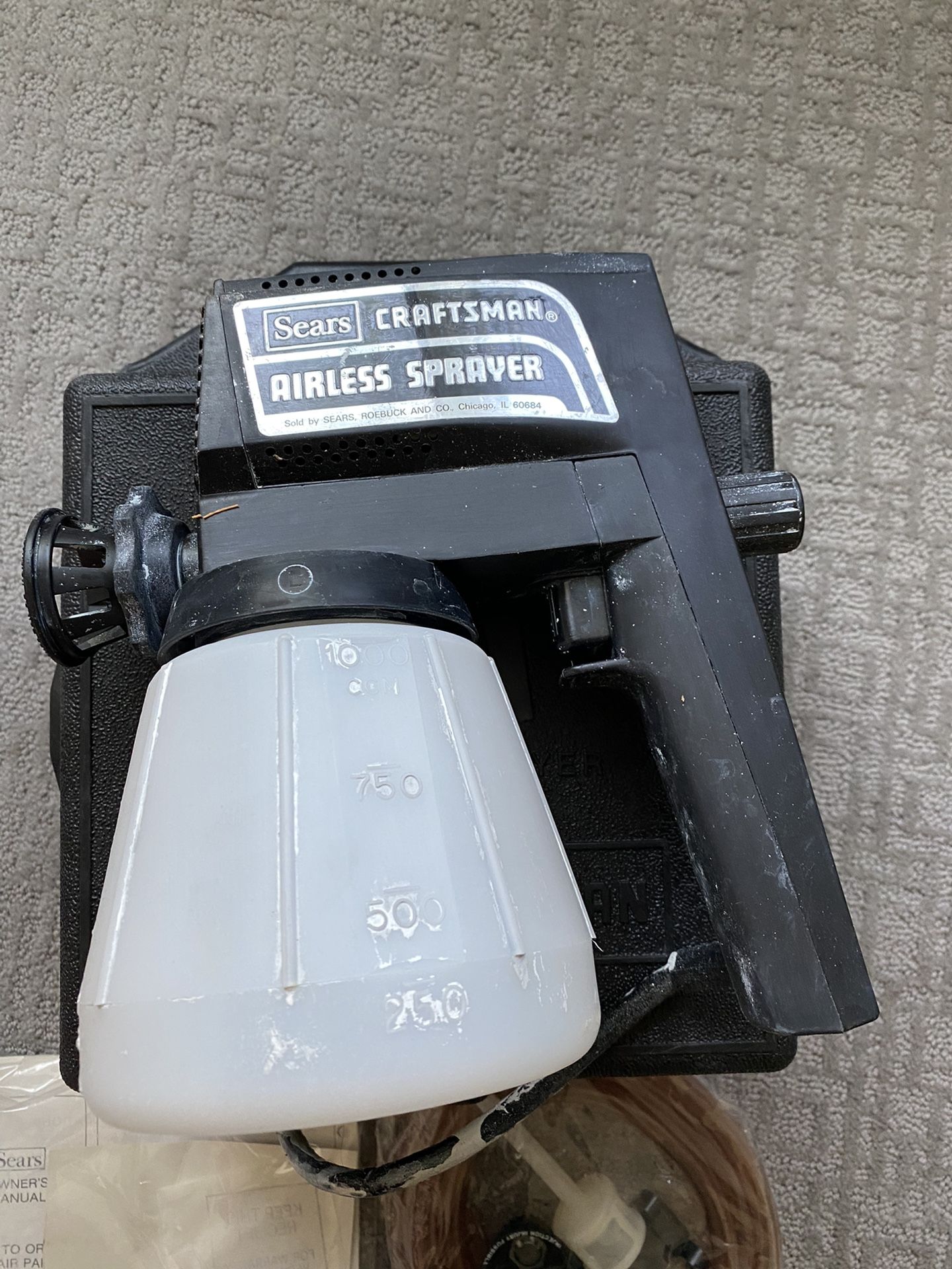 Sears Craftsman Airless Paint Sprayer Model 165 155282