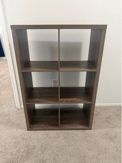6 cube organizer shelf