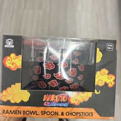 NWT Naruto Shippuden Ramen Bowl Set