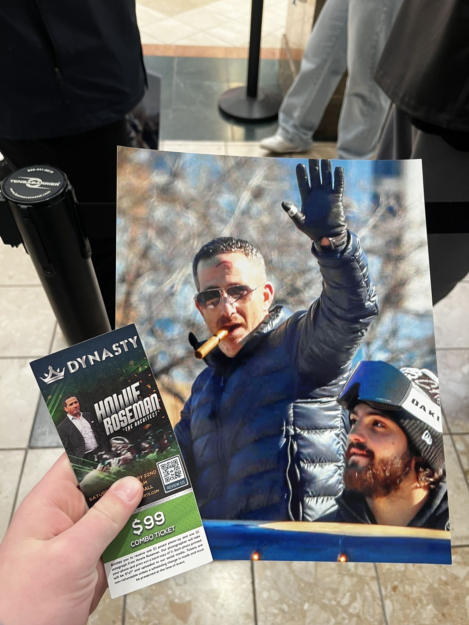 Howie Roseman Signed Photi