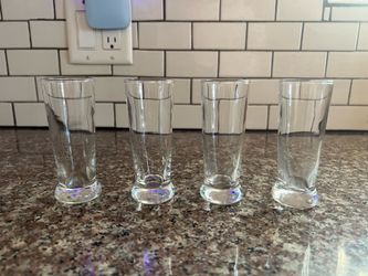 New Tall Shot Glasses 4 Pieces