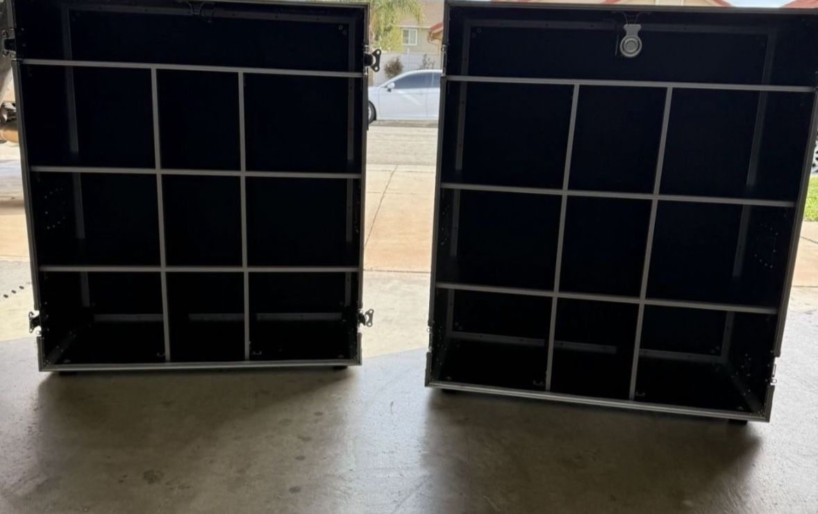 Case/storage units, for equipment or collections ($300 OBO)