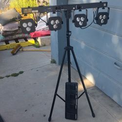 Chauvet DJ 4BarTBTILS w/ Foot Peddle Control(Bluetooth) w/ Case & stand