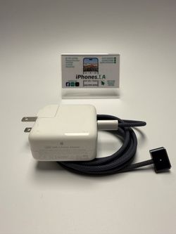 Apple MagSafe 3 Charger and 35W Power Adapter Used Midnight Good Condition
