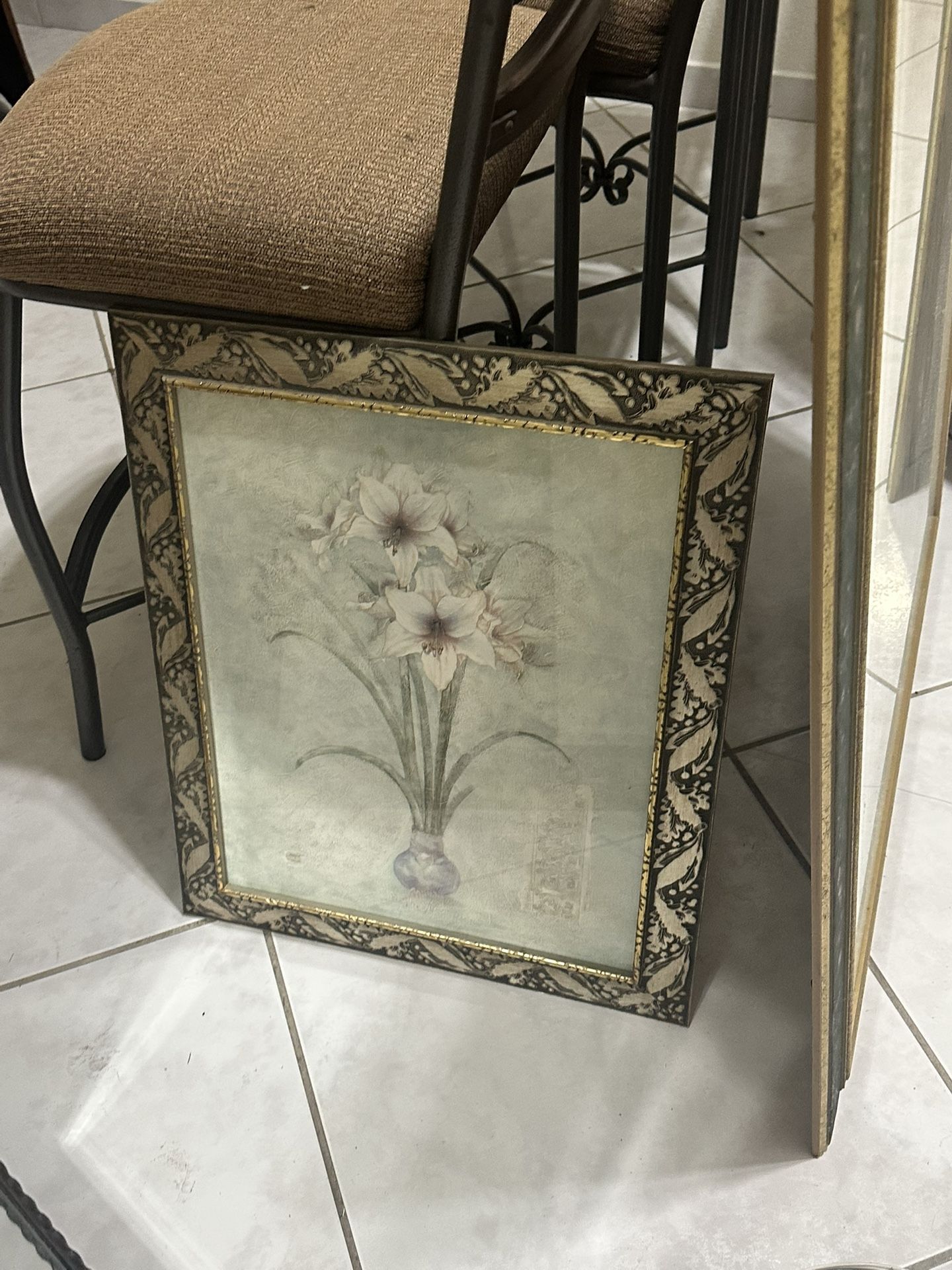 Framed Flower Art