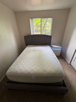 Queen Mattress and Bed Frame