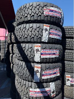 🚨🚘vendo set de llantas 265 70 17 American R/T tires