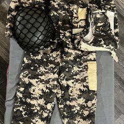 Kids (M) U.S. Army/Military Cosplay/Costume 