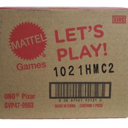 New Mattel Games UNO Pixar 25th Anniversary Card Game In Tin 