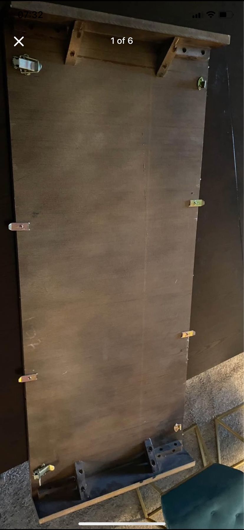 Dark Brown Wood Table