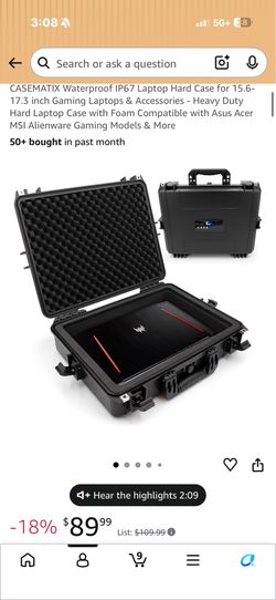 Acer Predator Helios 16s ai Gaming Laptop and Waterproof Case 240hz OLED 5070ti NVIDIA