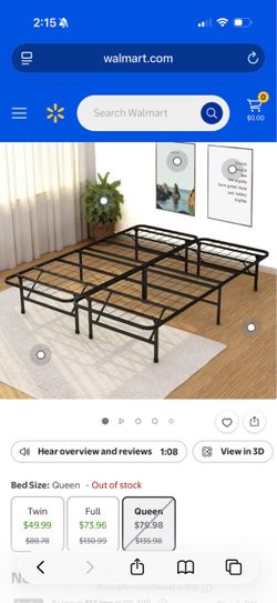 Queen bed frame